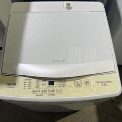 011 洗濯機 アクア AQW-S5E2(W)5.0kg 2023年製【美品】
の画像