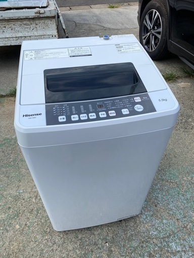 No.a180 洗濯機 5.5kg ハイセンス 2019年製