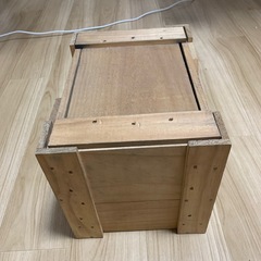 木箱 インテリアの画像