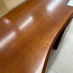 ★リユースのサカイ高崎店★TJ12602  デスク 茶 H73×D75×W119 クリーニング済みの画像