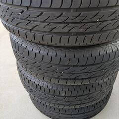【引き渡し中】ブリジストン　サマータイヤセット　155/65R13　4穴100ピッチ　 2022年製の画像