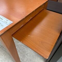 ★リユースのサカイ高崎店★TJ12604  学習机 茶 H74.5×D65×W115 クリーニング済みの画像