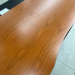 ★リユースのサカイ高崎店★TJ12604  学習机 茶 H74.5×D65×W115 クリーニング済みの画像