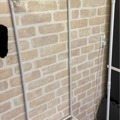 あげますハンガーラック 白の画像