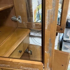 食器棚　木製　【松戸市現地引取限定】の画像