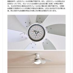 シーリングファンライトDCモーターの画像