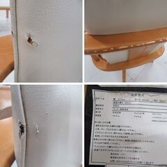 現状品 ニトリ 4人掛け ダイニングセット テーブル幅 約135cm ニューオリーブ2 椅子4脚 食卓セット 家具 NITORI 苫小牧西店  の画像