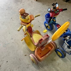 三輪車アンパンマン　ミッキーの画像