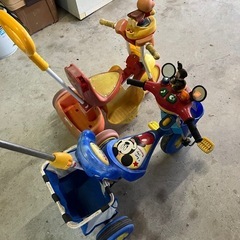 三輪車アンパンマン　ミッキーの画像