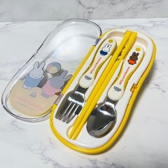 ミッフィー❤︎お弁当&カトラリーセットの画像