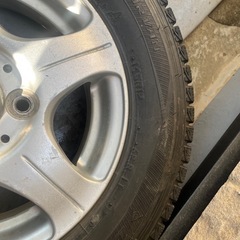 145R12 6PR スタッドレスタイヤ　アルミホイール　エブリー、ハイゼット等の画像