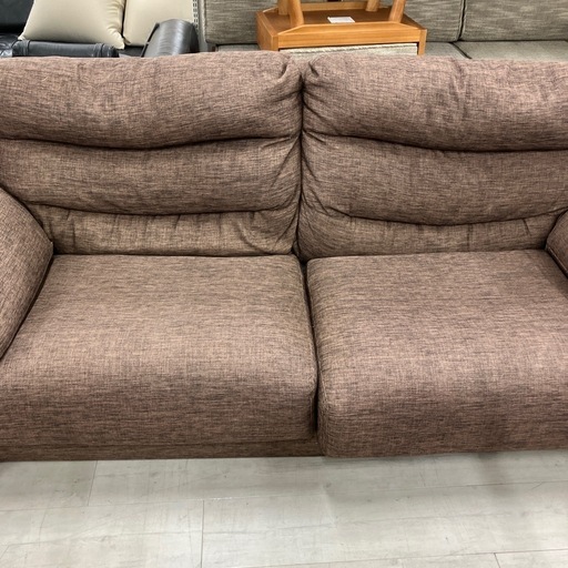 ニトリ　2人掛けソファー　ブラウン【トレファク堺福田店】