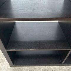 ★リユースのサカイ高崎店★TJ12606  棚 黒 H86.5×D39.5×W109.5 クリーニング済みの画像