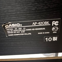 CASIO CELVIANO 電子ピアノ  AP-420BK（2010年式）🎹✨ブラックウッド調の画像