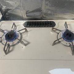 都市ガス用 ガスコンロ 2口 中古の画像