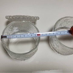 ガラス 蓋付き小鉢 4個セットの画像
