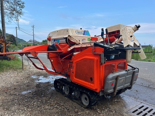 宮崎　クボタ　ハーベスター　脱穀機 6馬力 HS-65　ハーベスタ 動画あり 宮崎 クボタ ハーベスター 脱穀機 6馬力 HS-65 ハーベスタ 動画