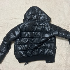 【今日限定！】WOOLRICH ダウンジャケット 黒 フード付き 5000円の画像