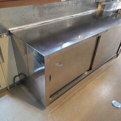 厨房設備 厨房機器 店舗用品 中古 業務用　キャビネット作業台の画像