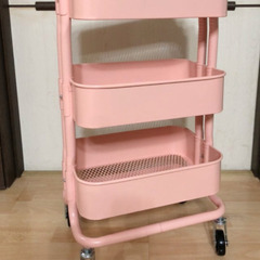 IKEA トロリー 3台（イエロー・ピンク・レッド）各500円／値下げ可の画像