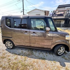 車検8年8月まで！　N-BOX 茶色　電動スライドドア　軽自動車　軽バンの画像