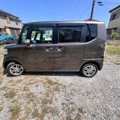車検8年8月まで！　N-BOX 茶色　電動スライドドア　軽自動車　軽バンの画像