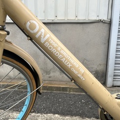 ⭐︎ドリーム2号館⭐︎中古自転車/22インチ/ベージュの画像