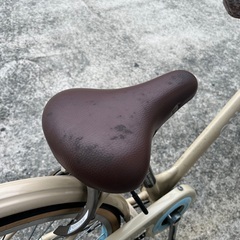 ⭐︎ドリーム2号館⭐︎中古自転車/22インチ/ベージュの画像