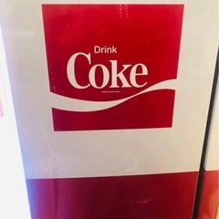 昔の瓶コカコーラの冷蔵庫です。　　希少品の画像