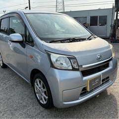 【支払総額12.8万円】h25年式ムーヴSA車検令和8年9月機関良好 エアコンバッチリ 修復歴無し！バックカメラ ワンセグTVの画像