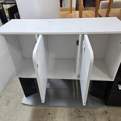 リサイクルショップどりーむ荒田店 No4463　カラーボックス　扉付き　写真２枚目のように使用を推奨の画像
