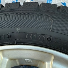 【お譲り先決定済み】good year icenavi7 155/65R14 ホイール付き4本  の画像