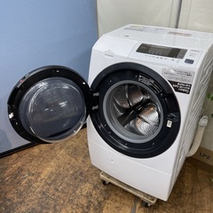 R519 ☀️ ジモティー限定特別価格！ HITACHI ドラム式洗濯乾燥機 (洗濯：10㎏ 乾燥：6㎏) 19年製 BD-SG100CL ⭐ 動作確認済 ⭐ クリーニング済の画像