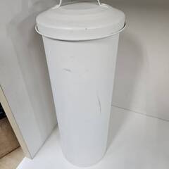 リサイクルショップどりーむ荒田店 No129　トイレットペーパーストッカー　オシャレ♪　ホワイトの画像