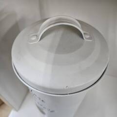 リサイクルショップどりーむ荒田店 No129　トイレットペーパーストッカー　オシャレ♪　ホワイトの画像