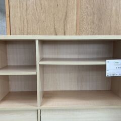 ★リユースのサカイ高崎店★TJ12610  本棚 クリーム H182.5×D28.5×W91.5 クリーニング済みの画像