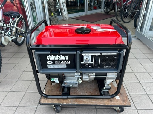 山形発!新ダイワ　EGR2400-A　ガソリン発電機　100V　20A 2.0ｋVA　50Hz　程度良品！発送OK！やまびこ　実動！非常用 イベント用に！