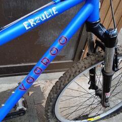マウンテンバイク自転車二台セットの画像