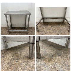 ステンレス　業務用　作業台　厨房　飲食店　W５５０ｘD６００ｘH８００ｍｍの画像