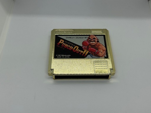 【ジャンク】パンチアウトゴールドカセット