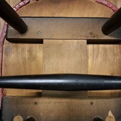（ご予約済a）(中古)レトロモダン  純喫茶チェア2脚セット アンティークの画像