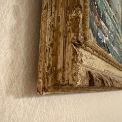 【9/7まで】油絵　フレーム付き　絵画の画像