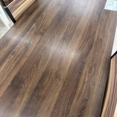 ★リユースのサカイ高崎店★TJ12613  2人掛けダイニングセット 茶 H70.5×D75×W120 クリーニング済みの画像