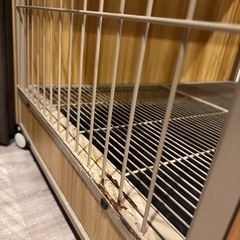 屋根・キャスター・トレー付きウッディゲージの画像