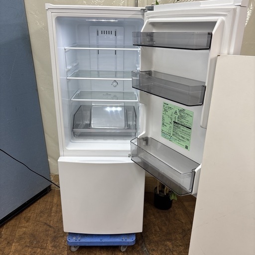 I629 ? 2024年製の高年式♪ TOSHIBA 冷蔵庫 (153L) 2ドア ⭐ 動作確認済 ⭐ クリーニング済
