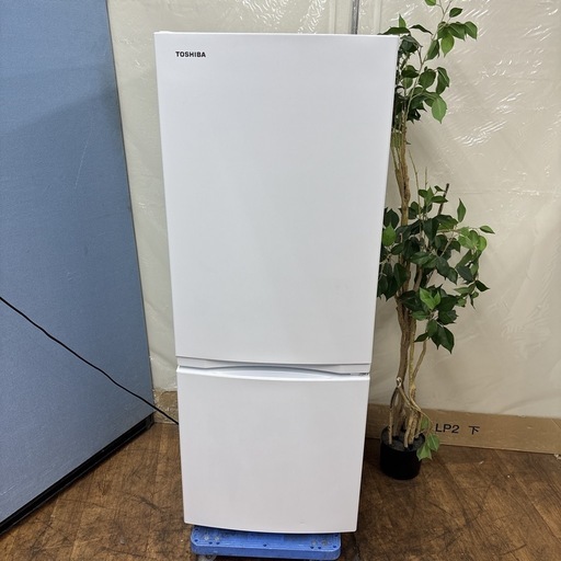 I629 ? 2024年製の高年式♪ TOSHIBA 冷蔵庫 (153L) 2ドア ⭐ 動作確認済 ⭐ クリーニング済