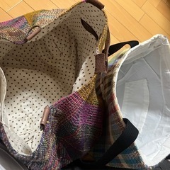   美品⭐︎【ハンドメイド】さをり織りバッグ 4点（26×36cm）」 の画像