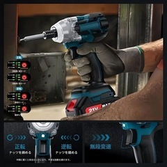【新品ケース付き】電動充電式インパクトドライバーの画像