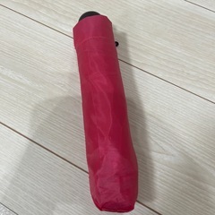 折りたたみ傘ピンクの画像