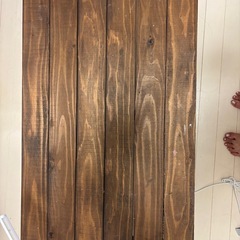 折りたたみ式　アンティーク　木目調テーブルの画像